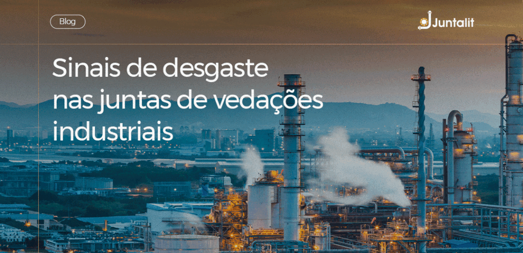 Desgaste junta de vedação industrial