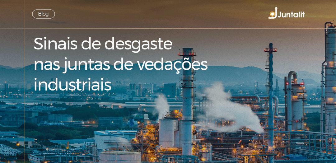 Desgaste junta de vedação industrial